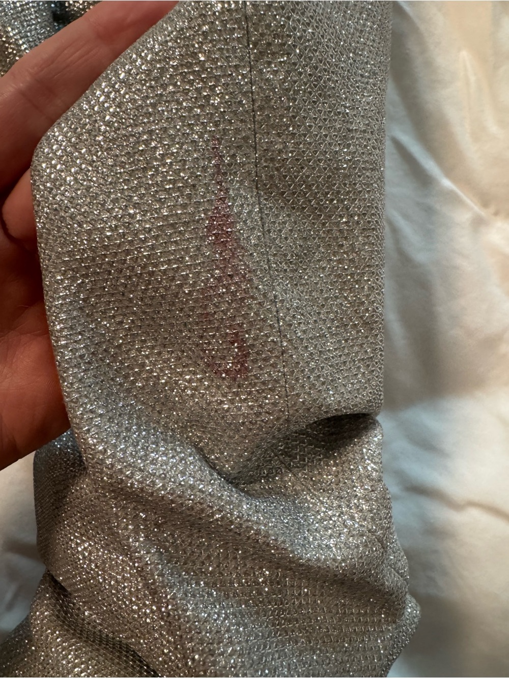 Stuart Weitzman Smashing Silver Metallic Slouch Boots – Size 37 / 7 GO-GO disco - Picture 7 of 11